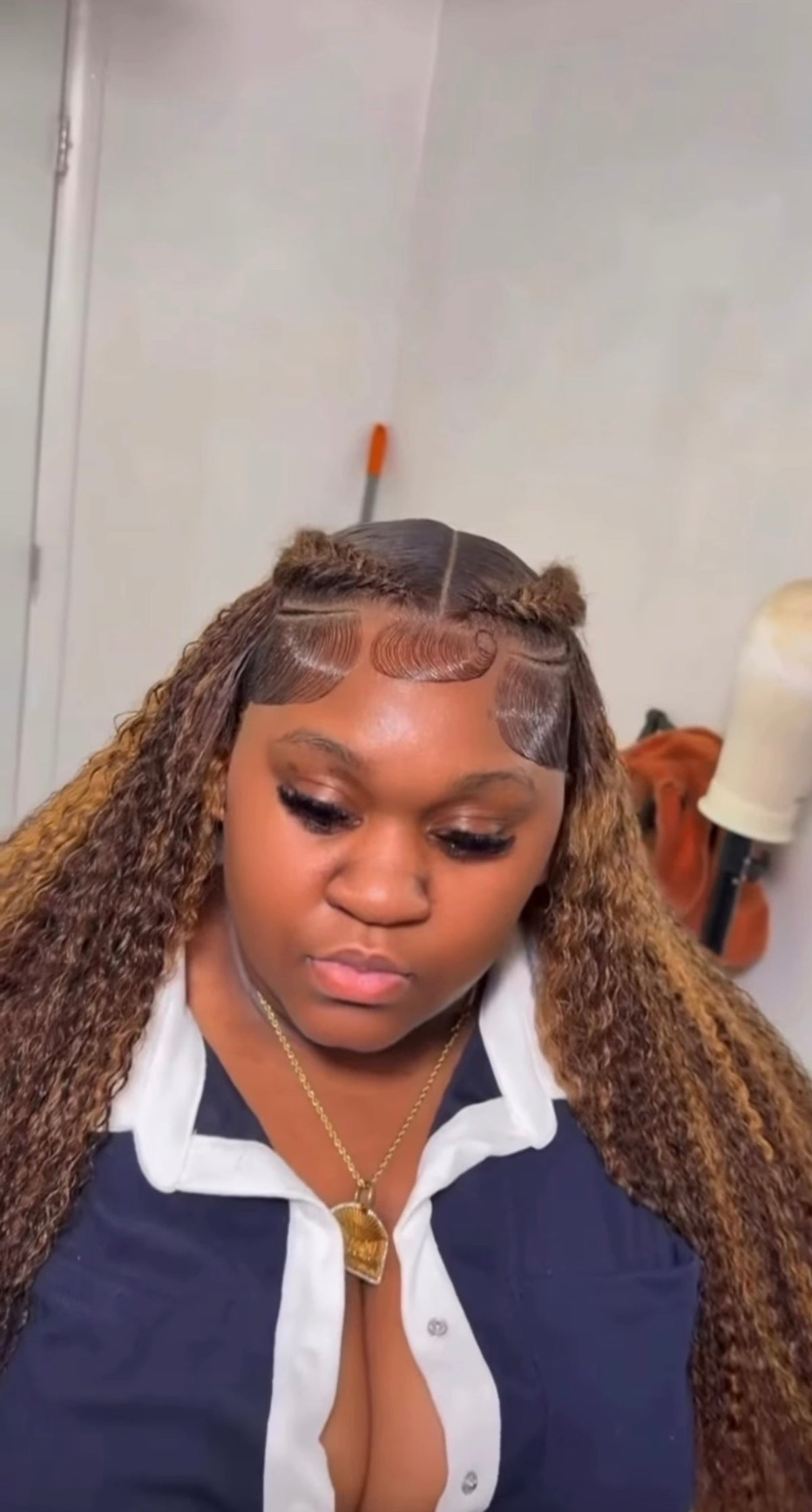 HIGHLIGHT CURLY TRANSPARENT WIGS